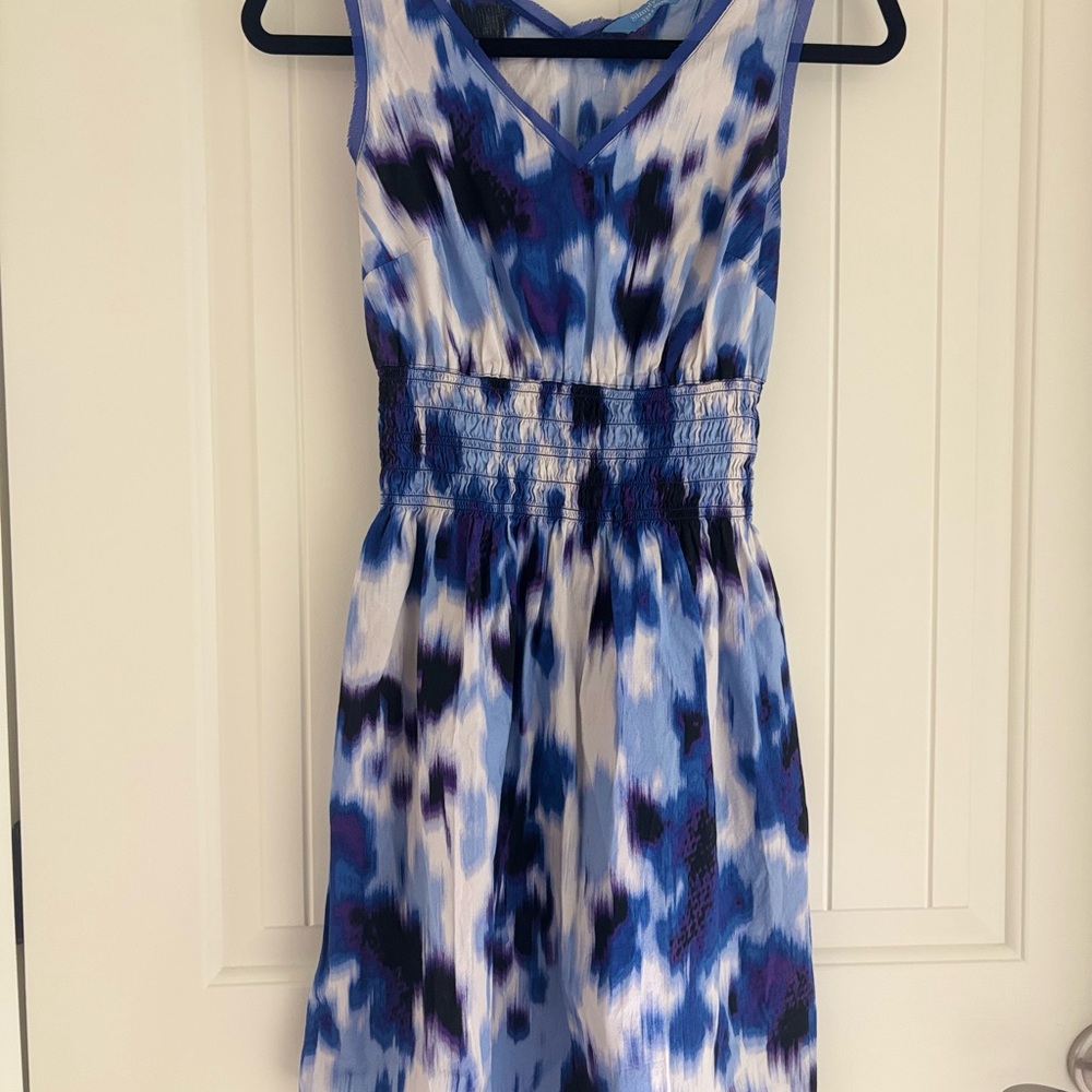 Simply Vera Vera Wang Blue and Purple Midi Dress PXS